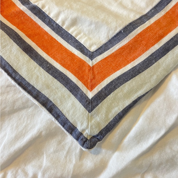 Ballard Saunders striped border king duvet set with shams - Picture 2 of 4